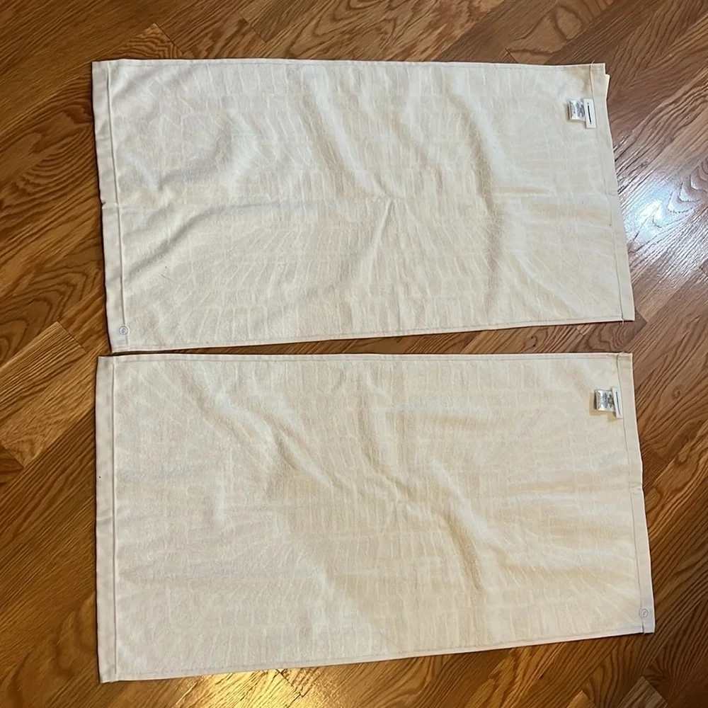 Anthropologie Leighton Hand Towel Set of 2 NWT
